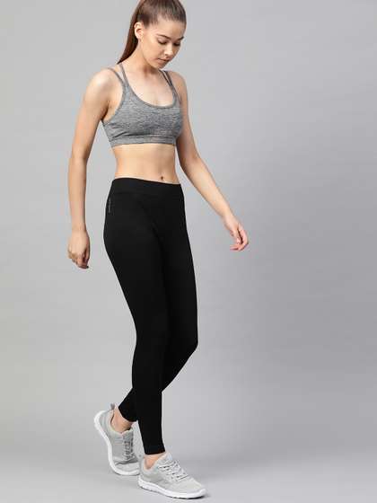 HRX by Hrithik Roshan Women Solid Rapid-Dry Seamless Training Tights