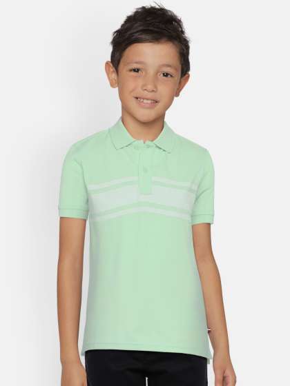 Boys New Polo T-Shirt 2-3 Years Old White /& Blue Button up Printed Trim Smart £5