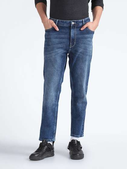 Flying Machine Men
                        Blue Slim Fit Mid-Rise Clean Look Jeans