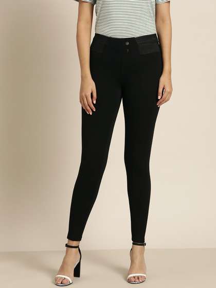 charcoal black jeans womens