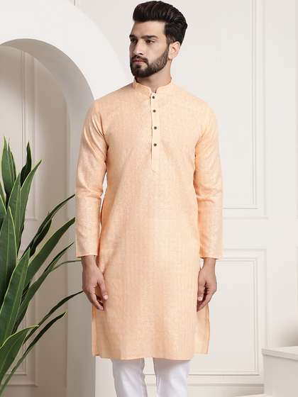 SOJANYA Self-Checked Straight Kurta