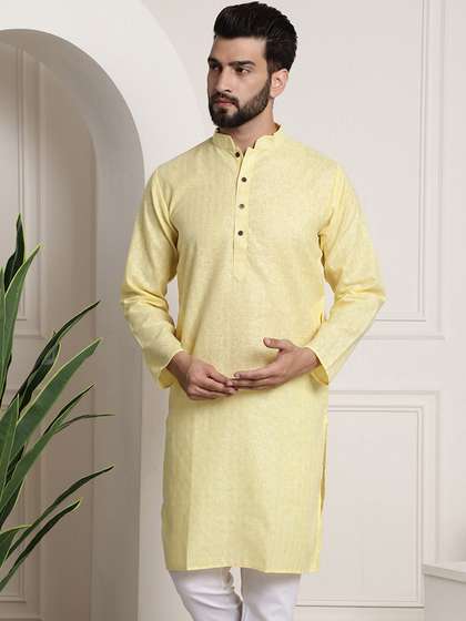 SOJANYA Self-Checked Straight Kurta