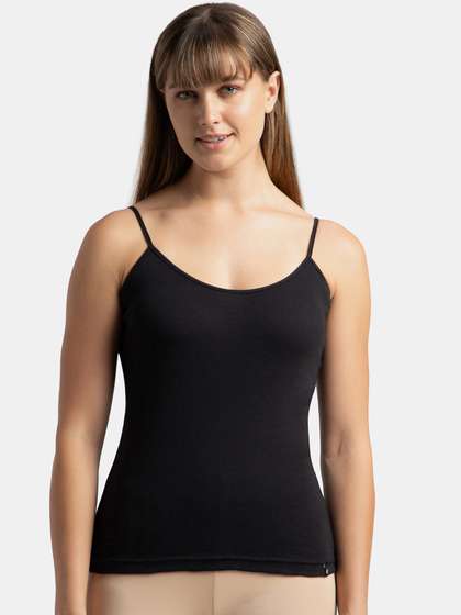 Jockey Super Combed
                        Rib Camisole with Adjustable Straps and
                        StayFresh Treatment -1487