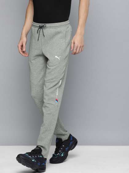 puma solid men's track pants