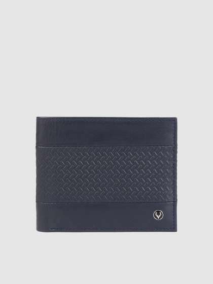 Price History of Allen Solly Men Leather Two Fold Wallet from