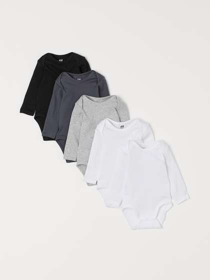 H&M Infant 5-Pack
                      Bodysuits