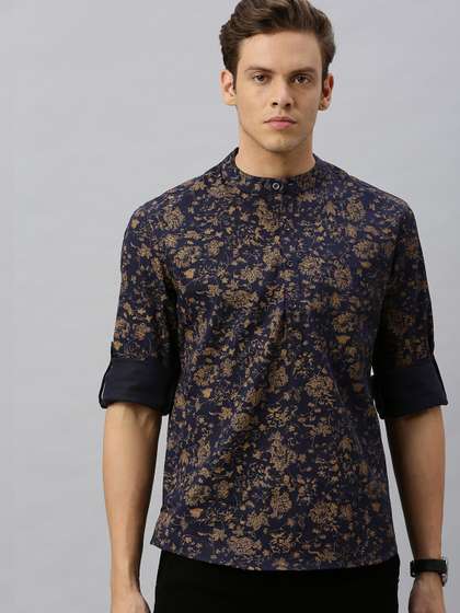 Anouk Floral Printed Straight Kurta