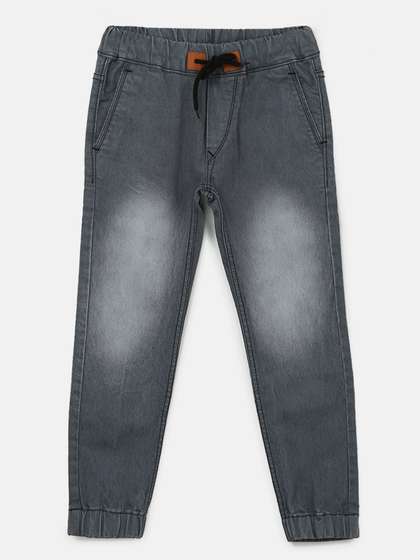 Urbano Juniors Boys Slim
                    Fit Faded Denim Jogger Jeans