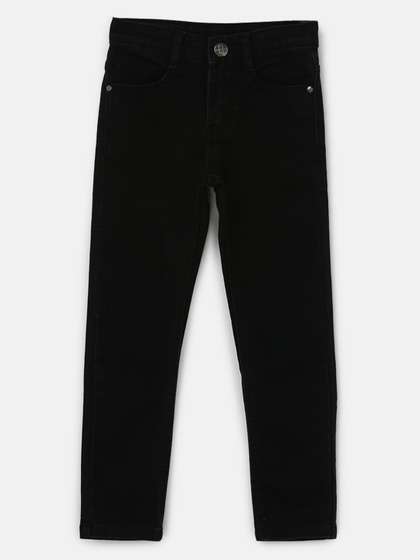 Urbano Juniors Boys
                    Black Slim Fit Mid-Rise Clean Look Stretchable
                    Jeans