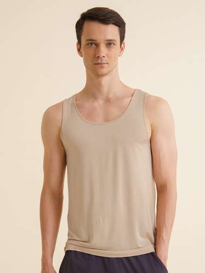 DAMENSCH Men Bamboo
                      Round Neck Vest DAM-VEST-BZ