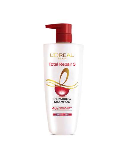 LOreal Paris Total Repair 5 Repairing Shampoo with Keratin XS Technology - 1 L