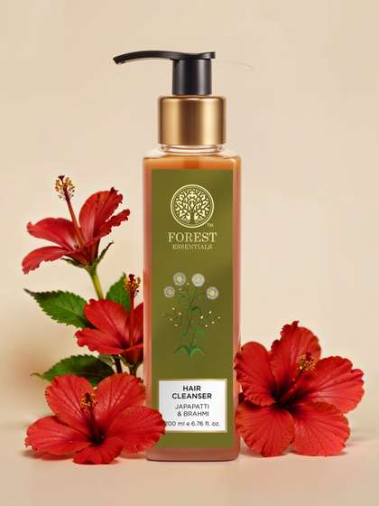Forest Essentials
                        Hair Cleanser Japapatti & Brahmi Shampoo for
                        Dry & Frizzy Hair - 200ml