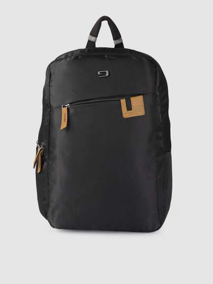 Gear Unisex Black
                          Solid Backpack