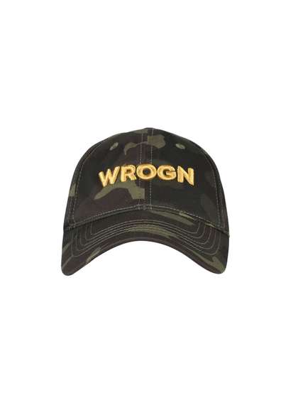 WROGN Unisex Green
                    Printed Baseball Cap
