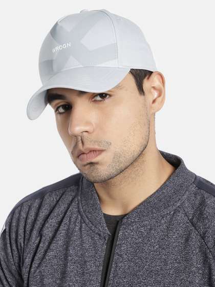 WROGN Unisex Grey
                    Printed Baseball Cap