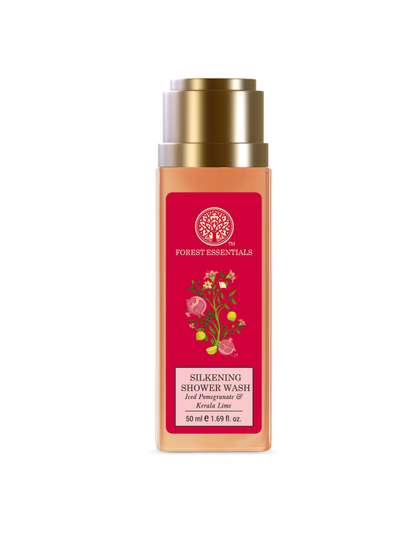 Forest Essentials
                      Silkening Shower Wash with Iced Pomegranate &
                      Kerala Lime - 50ml