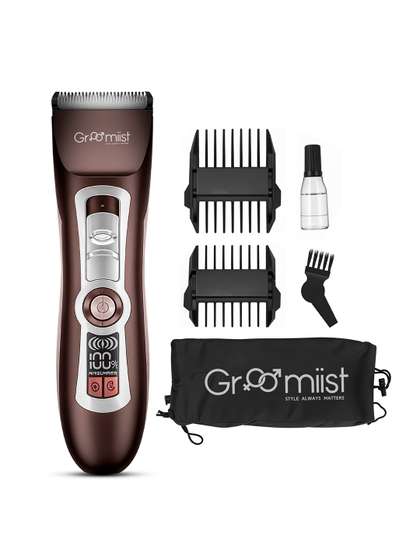 Groomiist Men Platinum
                    trimmer Series Cordless Beard Shaver 300 Min 4
                    Length (PT-222)