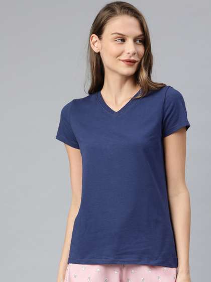 Van Heusen Women
                        V-Neck Lounge T-shirt