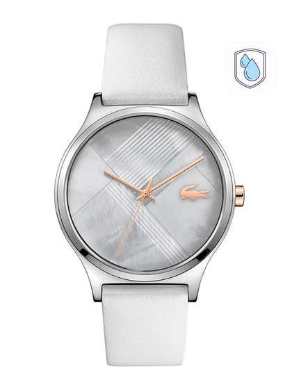 Lacoste Women Grey
                        & Grey Leather Analogue Watch 2001146