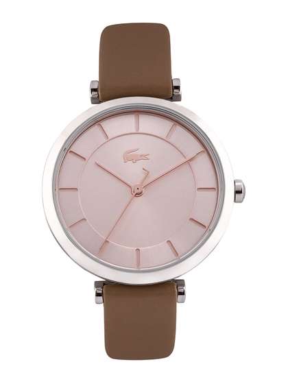 Lacoste Women Rose
                          Gold & Brown Leather Analogue Watch
                          2001141