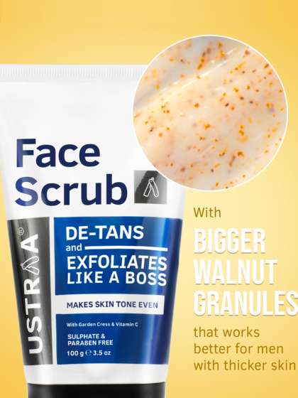 Ustraa De-tan Face Scrub 100g