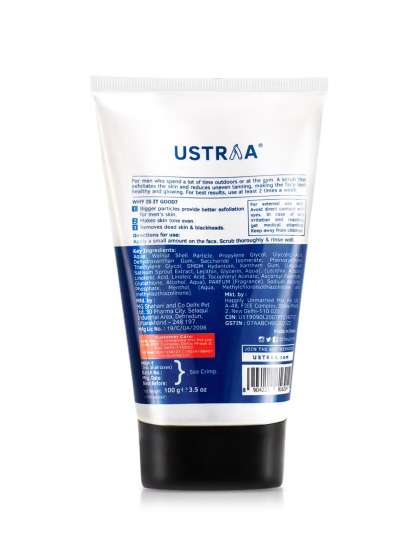 Ustraa De-tan Face Scrub 100g