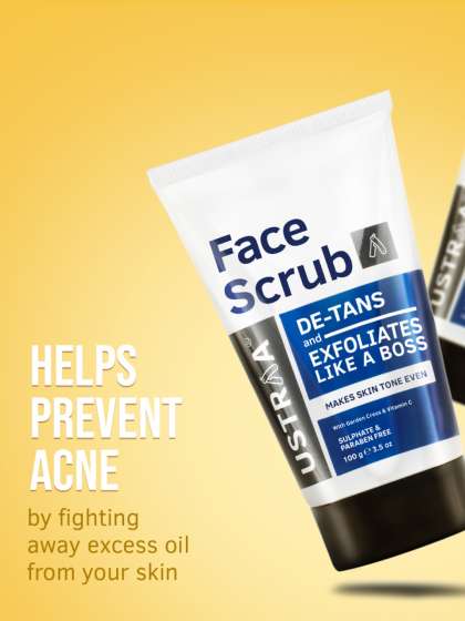 Ustraa De-tan Face Scrub 100g