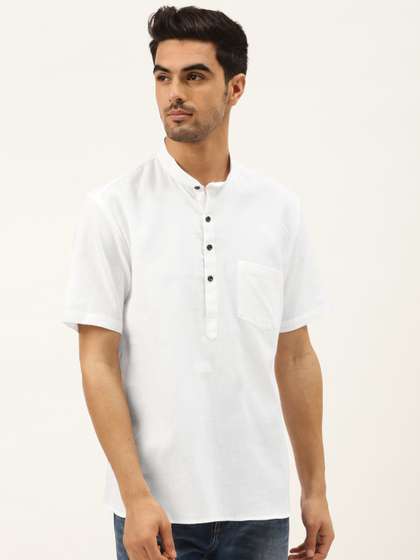 RAJUBHAI HARGOVINDAS Solid Straight Kurta