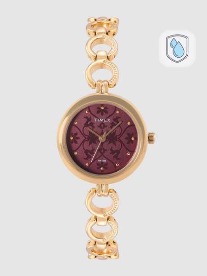 Timex Round 21mm
                        Purple Dial Analog Women Watch - TWEL11415