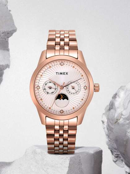 Timex Round 21mm
                      Silver Dial Analog Women Watch - TWEL13106