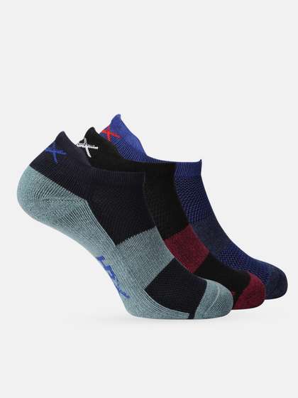 HRX by Hrithik Roshan
                      Men Ankle length Pack of 3 Terry Socks