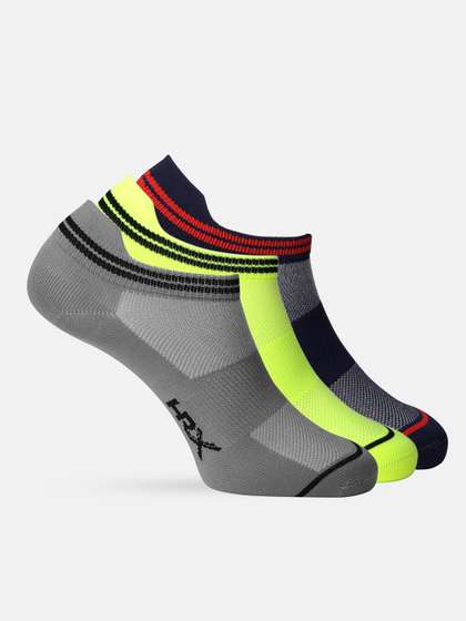 HRX by Hrithik Roshan
                    Men Ankle length Pack of 3 Terry Socks