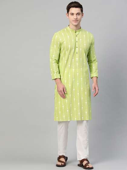 See Designs Printed Cotton Straight Kurta