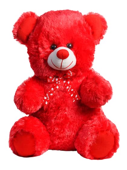 Ultra Unisex Kids Red Cuddly Sitting Teddy Bear Plush Stuffed Soft Toy