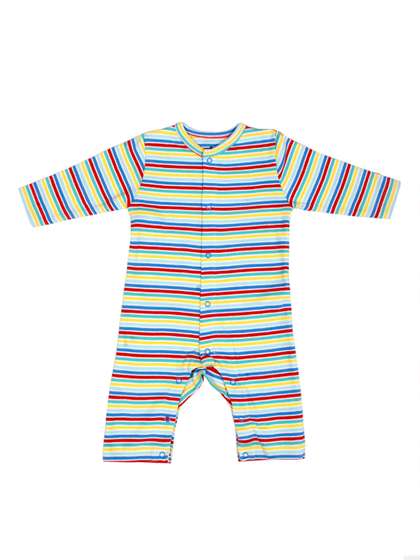 candy cot Multi-Coloured
                    Striped Bodysuit