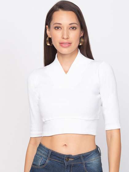 SALWAR STUDIO Stretchable Saree Blouse