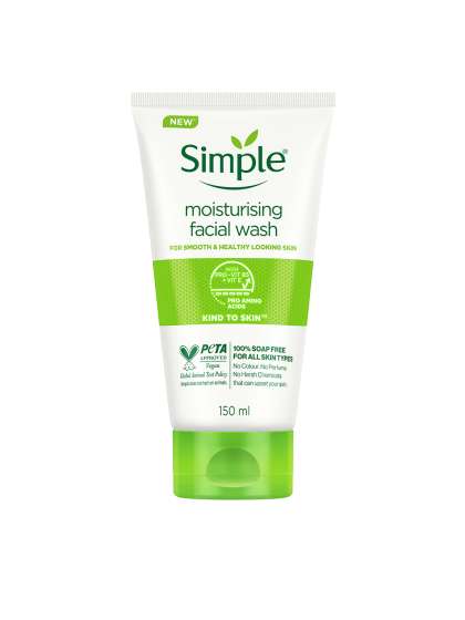 Simple Kind To Skin Moisturising Facial Wash-150 ml
