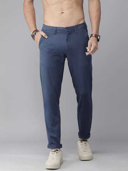 Roadster Men Blue
                          Trousers
