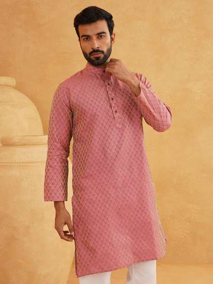 SOJANYA Jacquard Woven Straight Kurta