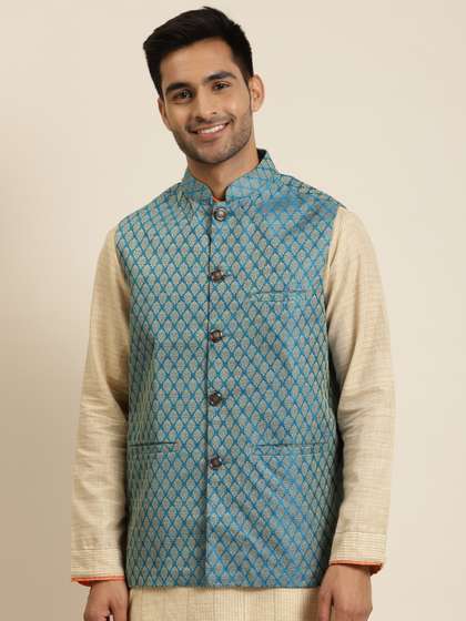 SOJANYA Jacquard Nehru Jacket