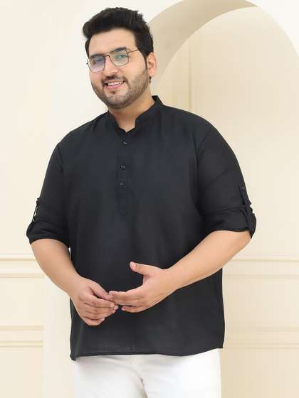 SOJANYA PLUS Plus Size Pure Cotton Kurta