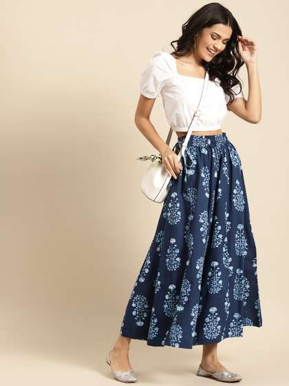 TAG 7 Women Flared Printed Palazzos
