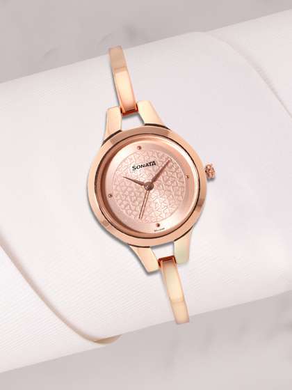 Sonata Mission
                          Mangal Quartz Analog With Rose Gold Dial Watch
                          For Women - Nt8151wm05