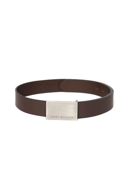 Tommy Hilfiger Men
                    Coffee Brown Leather Belt