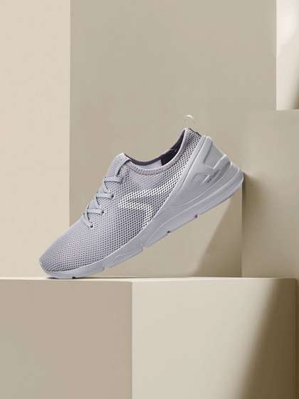 Decathlon Newfeel
                        Men Grey Lightweight Sneaker Walking Shoes