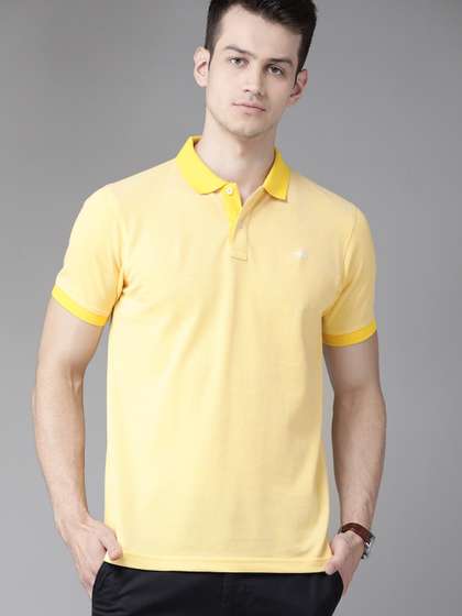 Park Avenue Men Polo Collar Slim Fit T-shirt