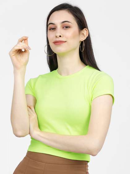 Tokyo Talkies Women
                        Green T-shirt