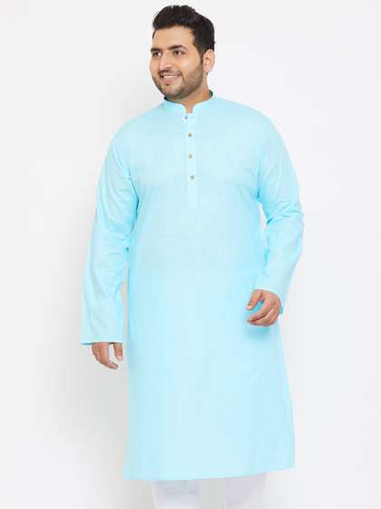 VASTRAMAY Men Cotton Blend Kurta
