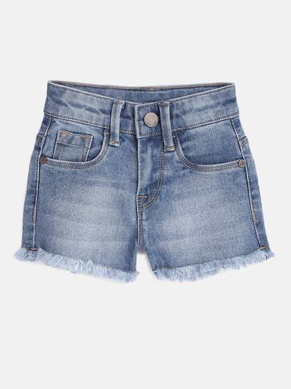 HERE&NOW Girls Blue Denim Shorts