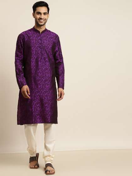 SOJANYA Geometric Woven Design Kurta